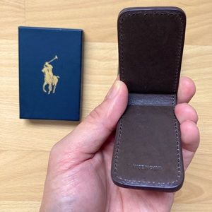 Ralph Lauren Leather Money Clip (O/S)